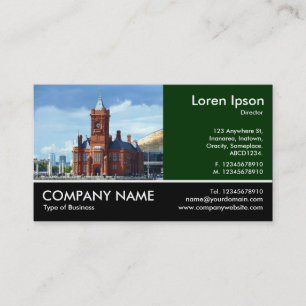 Footed Photo - Dk Green - Peirhead Building Cardif Business Card