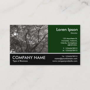 Footed Photo - Japanese Branches 02 Business Card