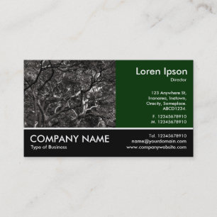 Footed Photo - Japanese Branches 03 Business Card