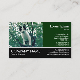 Footed Photo - Superfluity of Naughtiness Business Card