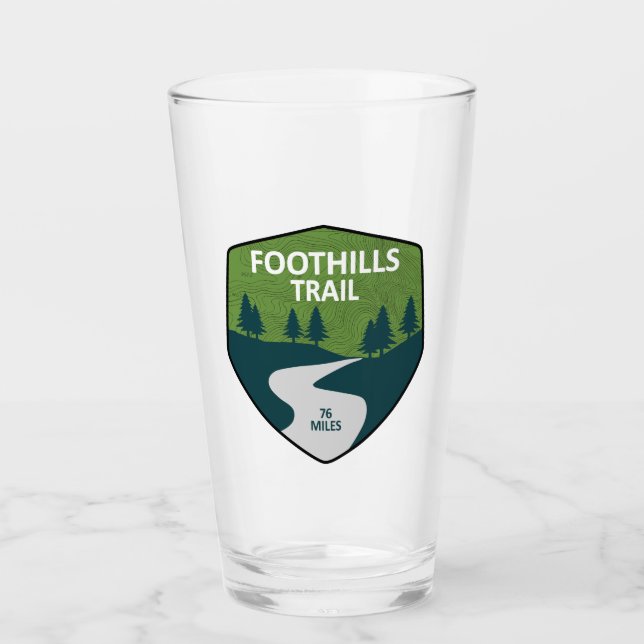 Foothills Trail North Carolina South Carolina Glass (Front)