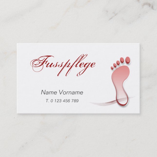 footing business card (Front)
