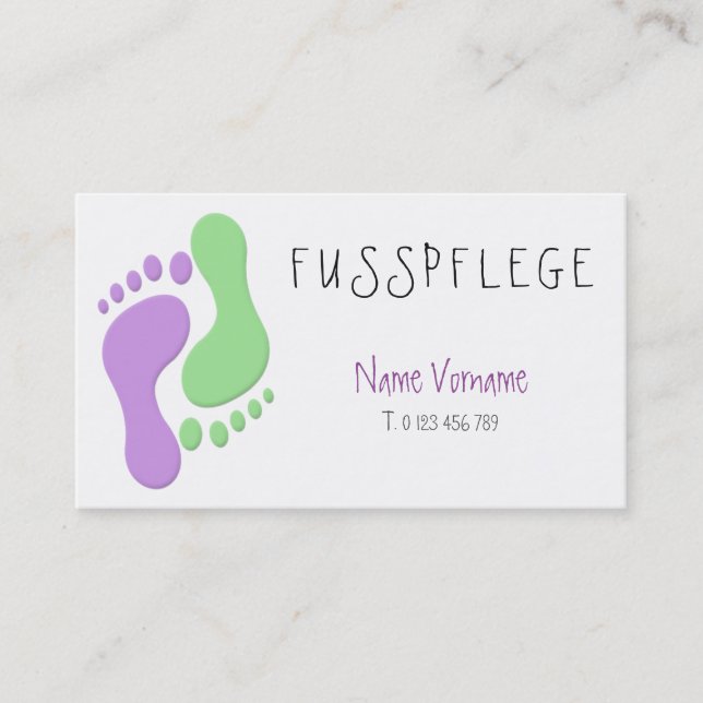footing business card (Front)