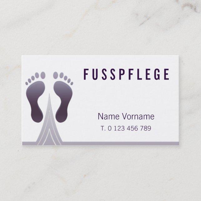 footing business card (Front)
