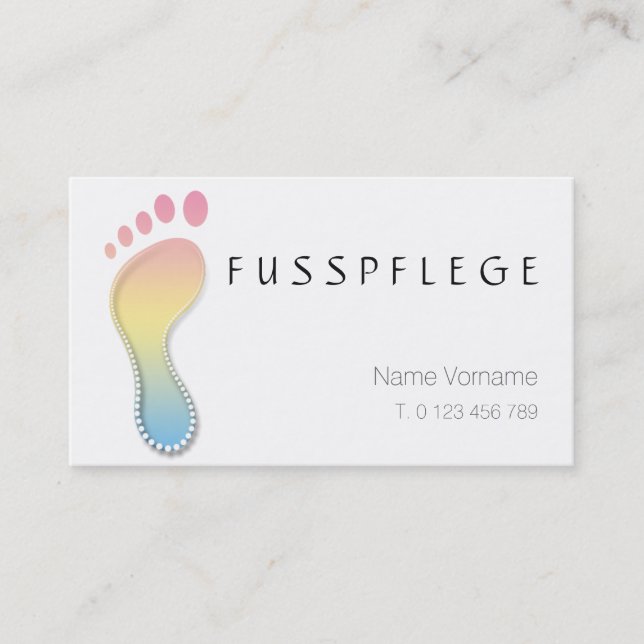 footing business card (Front)