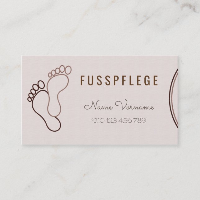 footing business card (Front)