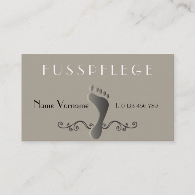 footing business card (Front)