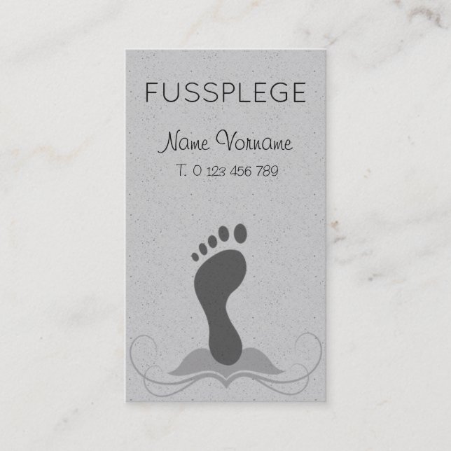 footing business card (Front)