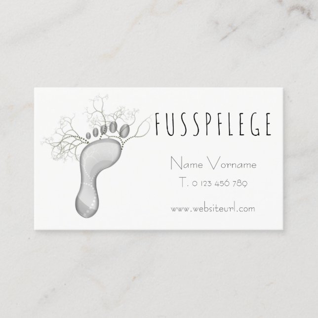 footing business card (Front)