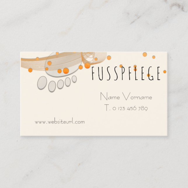 footing business card (Front)