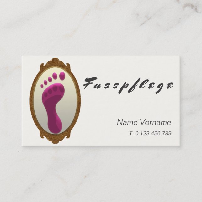 footing business card (Front)
