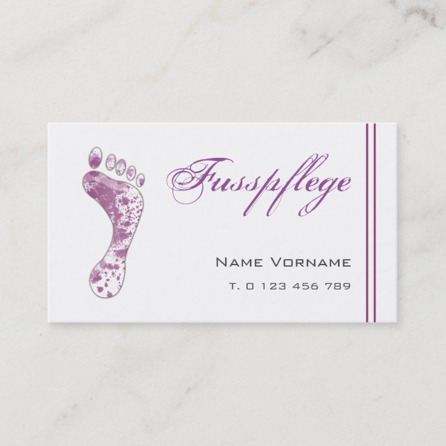 footing business card (Front)