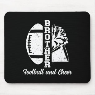Footll And Cheer Brother Cheerleading And Footll B Mouse Mat