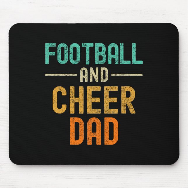 Footll And Cheer Dad Cheerleading _1  Mouse Mat (Front)