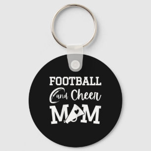 Footll And Cheer Mum Green Cheerleading Key Ring