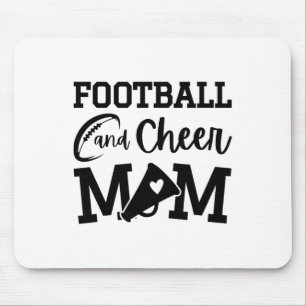 Footll And Cheer Mum Orange Cheerleading Mouse Mat