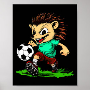 Footll Hedgehog _1 Poster