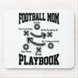 Footll Mum Playbook Footll Player Mama Sport Love Mouse Mat