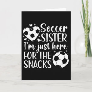 Footll My Goal To Deny Yours Soccer Player Men Boy Card