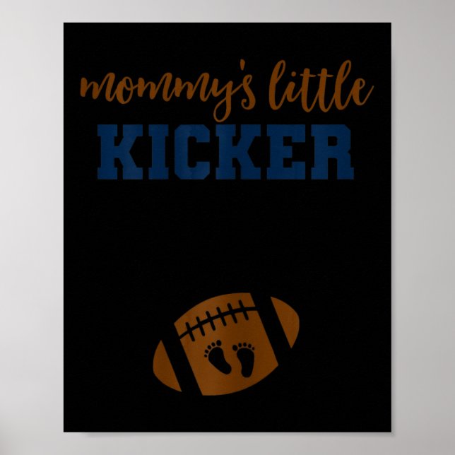 Footll Pregnancy Announcement Fall By Reveal 1  Poster (Front)