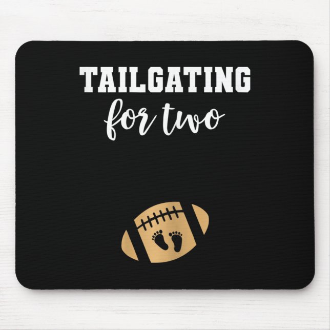 Footll Pregnancy Announcement Fall By Reveal  Mouse Mat (Front)