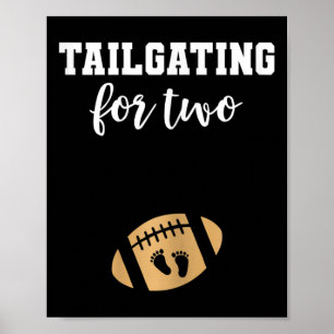 Footll Pregnancy Announcement Fall By Reveal  Poster