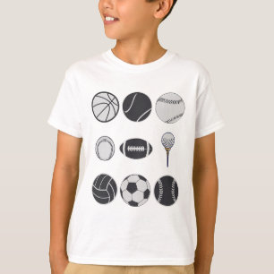 Footll Sell Soccer Volleyll Sketll Cricket Ll T-Shirt