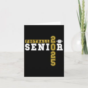 Footll Senior Night Footll Senior 2025 Graduation Card