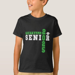 Footll Senior Night Footll Senior 2025 Graduation T-Shirt