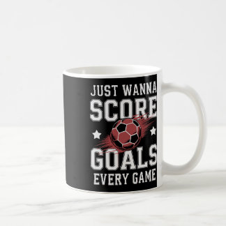 Footll Soccer Player Score More Goals Grroots For  Coffee Mug