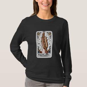 Footlong Tarot Card Mystic Hot Dog Weiner 4th of J T-Shirt
