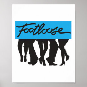 Footloose Dancing Feet Poster