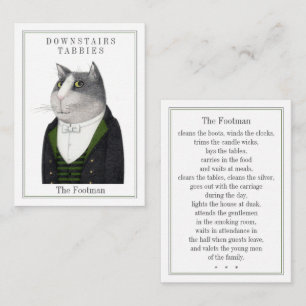 FOOTMAN CAT Trading Card