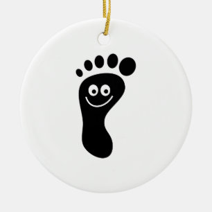 Footprint Ceramic Tree Decoration