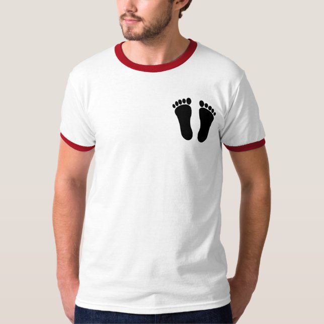 Footprint Custom Men's Basic Ringer T-Shirt (Front)