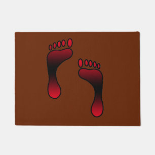 Footprint Door Mat