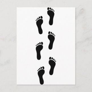 Footprint - Feet Postcard
