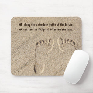 Footprint In Sand Mouse Mat