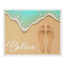 Footprint in Sand Theme 