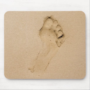 Footprint on the Beach Mouse Mat