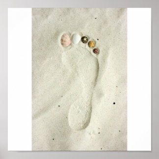 Footprint Poster