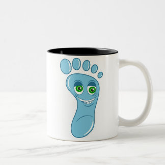 Footprint Two-Tone Coffee Mug