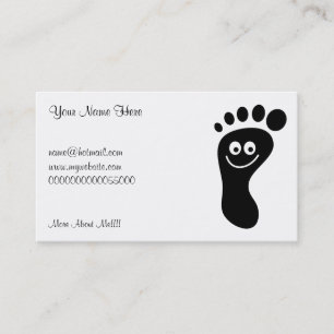 Footprint, Your Name Here, Business Card