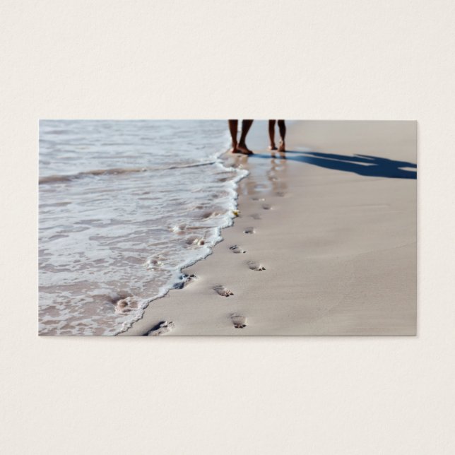 Footprints at beach (Front)
