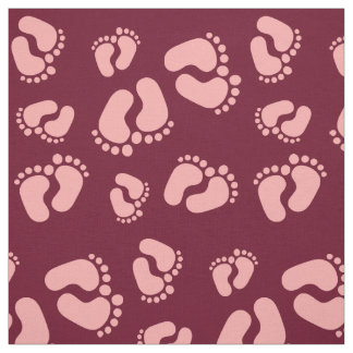 Footprints Footprints Baby feet fabric