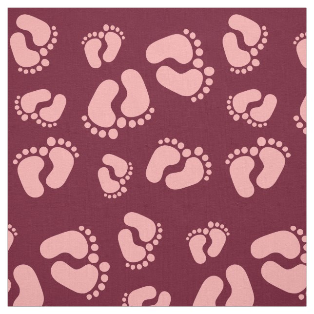 Footprints Footprints Baby feet fabric (Swatch)