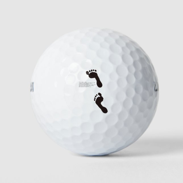 Footprints Golf Balls (Front)