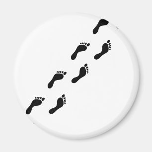footprints icon magnet