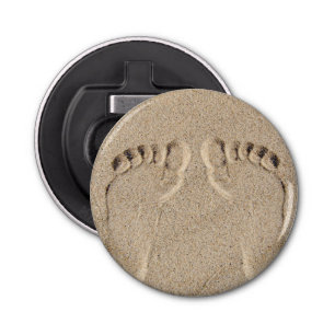 Footprints in Sand Bottle Opener