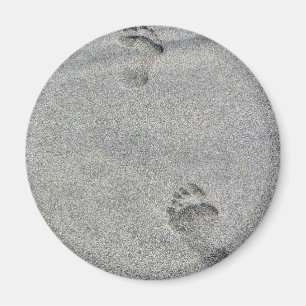 Footprints In Sand Magnet